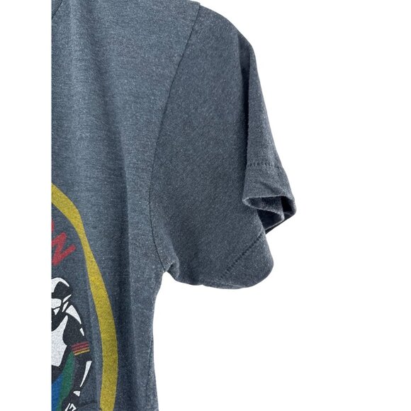 Aviator Nation Boyfriend Vail Colorado Graphic T-Shirt XS Grey - Picture 3 of 8